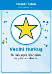 Havacılık Kulübü Pano Şeridi ve 6 Bilgi Posteri (8 parça · 84 × 59 cm) — 11. sayfa