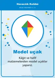 Havacılık Kulübü Pano Şeridi ve 6 Bilgi Posteri (8 parça · 84 × 59 cm) — 13. sayfa