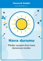 Havacılık Kulübü Pano Şeridi ve 6 Bilgi Posteri (8 parça · 84 × 59 cm) — 14. sayfa