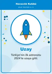 Havacılık Kulübü Pano Şeridi ve 6 Bilgi Posteri (8 parça · 84 × 59 cm) — 15. sayfa