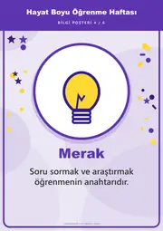 Hayat Boyu Öğrenme Haftası Pano Şeridi ve 6 Bilgi Posteri (8 parça · 84 × 59 cm) — 13. sayfa