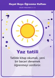 Hayat Boyu Öğrenme Haftası Pano Şeridi ve 6 Bilgi Posteri (8 parça · 84 × 59 cm) — 15. sayfa