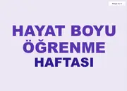 Hayat Boyu Öğrenme Haftası Pano ve Etkinlik Paketi — 13. sayfa