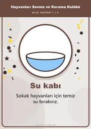 Hayvanları Sevme ve Koruma Kulübü Pano Şeridi ve 6 Bilgi Posteri (8 parça · 84 × 59 cm) — 10. sayfa