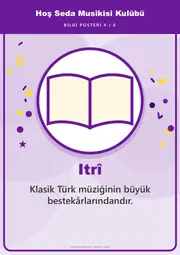 Hoş Seda Musikisi Kulübü Pano Şeridi ve 6 Bilgi Posteri (8 parça · 84 × 59 cm) — 13. sayfa