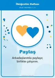 İlköğretim Haftası Pano Şeridi ve 6 Bilgi Posteri (8 parça · 84 × 59 cm) — 13. sayfa