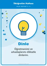 İlköğretim Haftası Pano Şeridi ve 6 Bilgi Posteri (8 parça · 84 × 59 cm) — 14. sayfa