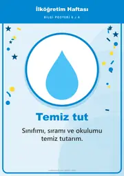İlköğretim Haftası Pano Şeridi ve 6 Bilgi Posteri (8 parça · 84 × 59 cm) — 15. sayfa