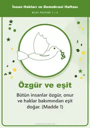İnsan Hakları ve Demokrasi Haftası Pano Şeridi ve 6 Bilgi Posteri (8 parça · 84 × 59 cm) — 10. sayfa