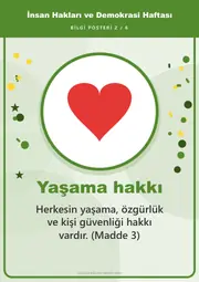 İnsan Hakları ve Demokrasi Haftası Pano Şeridi ve 6 Bilgi Posteri (8 parça · 84 × 59 cm) — 11. sayfa