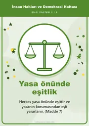 İnsan Hakları ve Demokrasi Haftası Pano Şeridi ve 6 Bilgi Posteri (8 parça · 84 × 59 cm) — 12. sayfa