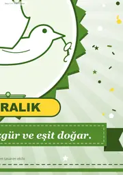 İnsan Hakları ve Demokrasi Haftası Pano Şeridi ve 6 Bilgi Posteri (8 parça · 84 × 59 cm) — 8. sayfa