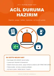 Acil Duruma Hazırım Panosu — 1. sayfa