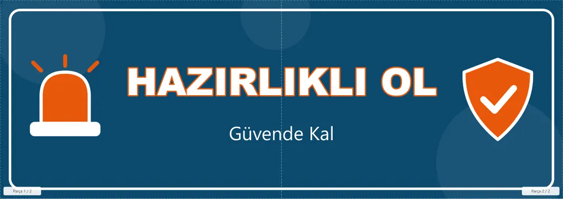 Acil Duruma Hazırım Panosu birleşik görünüm