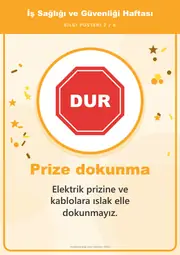 İş Sağlığı ve Güvenliği Haftası Pano Şeridi ve 6 Bilgi Posteri (8 parça · 84 × 59 cm) — 11. sayfa