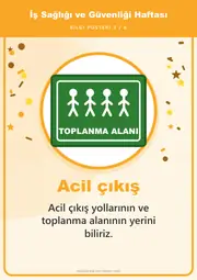 İş Sağlığı ve Güvenliği Haftası Pano Şeridi ve 6 Bilgi Posteri (8 parça · 84 × 59 cm) — 12. sayfa