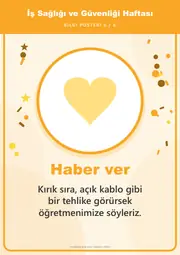 İş Sağlığı ve Güvenliği Haftası Pano Şeridi ve 6 Bilgi Posteri (8 parça · 84 × 59 cm) — 15. sayfa