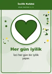 İzcilik Kulübü Pano Şeridi ve 6 Bilgi Posteri (8 parça · 84 × 59 cm) — 14. sayfa