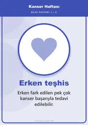 Kanser Haftası Pano Şeridi ve 6 Bilgi Posteri (8 parça · 84 × 59 cm) — 10. sayfa