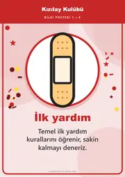 Kızılay Kulübü Pano Şeridi ve 6 Bilgi Posteri (8 parça · 84 × 59 cm) — 10. sayfa