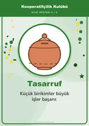 Kooperatifçilik Kulübü Pano Şeridi ve 6 Bilgi Posteri (8 parça · 84 × 59 cm) — 13. sayfa