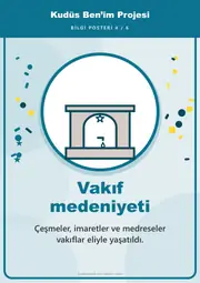 Kudüs Ben’im Projesi Pano Şeridi ve 6 Bilgi Posteri (8 parça) — 13. sayfa