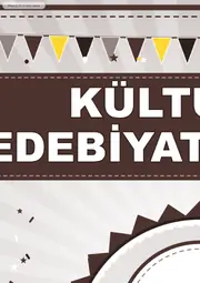 Kültür ve Edebiyat Kulübü Pano Şeridi ve 6 Bilgi Posteri (8 parça · 84 × 59 cm) — 3. sayfa