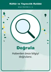 Kültür ve Yayıncılık Kulübü Pano Şeridi ve 6 Bilgi Posteri (8 parça · 84 × 59 cm) — 13. sayfa