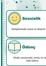 Kütüphanecilik Kulübü Dev Panosu (12 parça · 84 × 89 cm) — 6. sayfa
