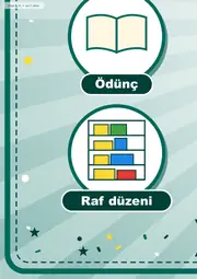 Kütüphanecilik Kulübü Pano Şeridi ve 6 Bilgi Posteri (8 parça · 84 × 59 cm) — 6. sayfa
