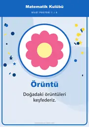 Matematik Kulübü Pano Şeridi ve 6 Bilgi Posteri (8 parça · 84 × 59 cm) — 10. sayfa