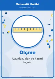 Matematik Kulübü Pano Şeridi ve 6 Bilgi Posteri (8 parça · 84 × 59 cm) — 12. sayfa