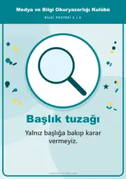 Medya ve Bilgi Okuryazarlığı Kulübü Pano Şeridi ve 6 Bilgi Posteri (8 parça · 84 × 59 cm) — 11. sayfa
