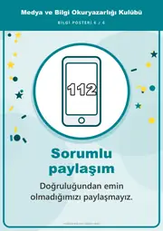 Medya ve Bilgi Okuryazarlığı Kulübü Pano Şeridi ve 6 Bilgi Posteri (8 parça · 84 × 59 cm) — 15. sayfa