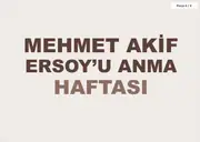 Mehmet Akif Ersoy’u Anma Haftası Pano ve Etkinlik Paketi — 12. sayfa