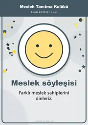 Meslek Tanıtma Kulübü Pano Şeridi ve 6 Bilgi Posteri (8 parça · 84 × 59 cm) — 11. sayfa