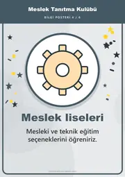 Meslek Tanıtma Kulübü Pano Şeridi ve 6 Bilgi Posteri (8 parça · 84 × 59 cm) — 13. sayfa