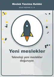 Meslek Tanıtma Kulübü Pano Şeridi ve 6 Bilgi Posteri (8 parça · 84 × 59 cm) — 14. sayfa