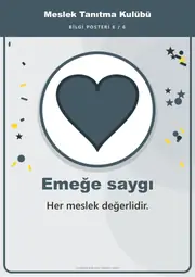 Meslek Tanıtma Kulübü Pano Şeridi ve 6 Bilgi Posteri (8 parça · 84 × 59 cm) — 15. sayfa