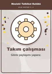 Mesleki Tatbikat Kulübü Pano Şeridi ve 6 Bilgi Posteri (8 parça · 84 × 59 cm) — 12. sayfa