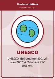 Mevlana Haftası Pano Şeridi ve 6 Bilgi Posteri (8 parça · 84 × 59 cm) — 13. sayfa