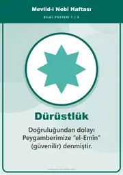 Mevlid-i Nebî Haftası Pano Şeridi ve 6 Bilgi Posteri (8 parça · 84 × 59 cm) — 10. sayfa