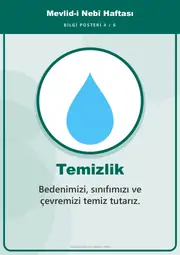 Mevlid-i Nebî Haftası Pano Şeridi ve 6 Bilgi Posteri (8 parça · 84 × 59 cm) — 13. sayfa