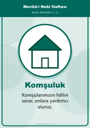 Mevlid-i Nebî Haftası Pano Şeridi ve 6 Bilgi Posteri (8 parça · 84 × 59 cm) — 14. sayfa