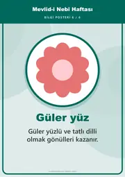 Mevlid-i Nebî Haftası Pano Şeridi ve 6 Bilgi Posteri (8 parça · 84 × 59 cm) — 15. sayfa