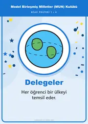 Model Birleşmiş Milletler (MUN) Kulübü Pano Şeridi ve 6 Bilgi Posteri (8 parça · 84 × 59 cm) — 10. sayfa