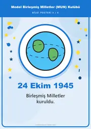 Model Birleşmiş Milletler (MUN) Kulübü Pano Şeridi ve 6 Bilgi Posteri (8 parça · 84 × 59 cm) — 13. sayfa