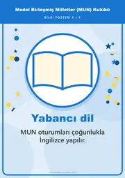 Model Birleşmiş Milletler (MUN) Kulübü Pano Şeridi ve 6 Bilgi Posteri (8 parça · 84 × 59 cm) — 15. sayfa