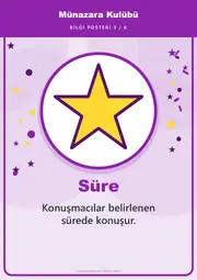 Münazara Kulübü Pano Şeridi ve 6 Bilgi Posteri (8 parça · 84 × 59 cm) — 12. sayfa