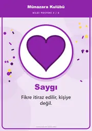 Münazara Kulübü Pano Şeridi ve 6 Bilgi Posteri (8 parça · 84 × 59 cm) — 13. sayfa